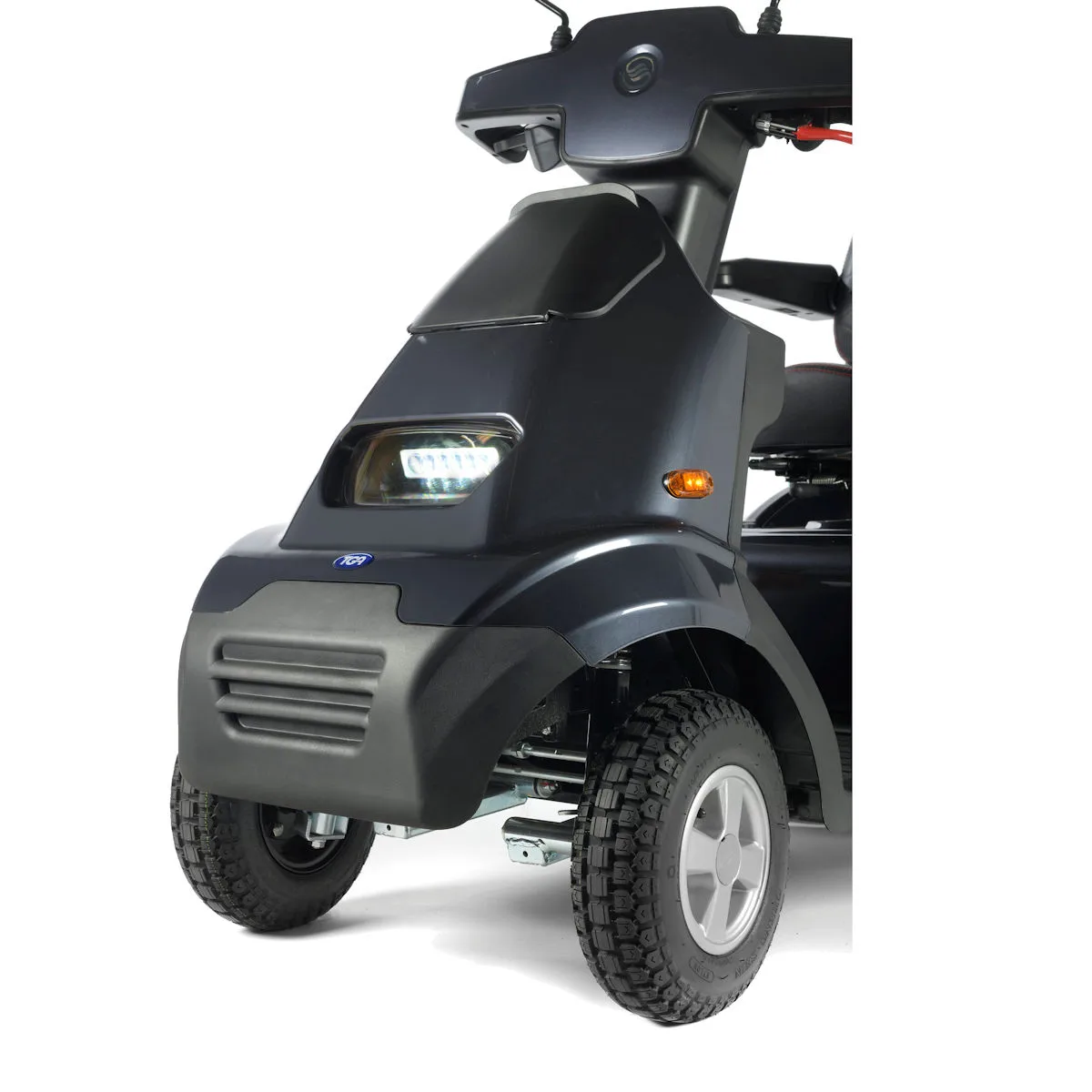 TGA Breeze S4 Mobility Scooter Headlight and Front View.jpg